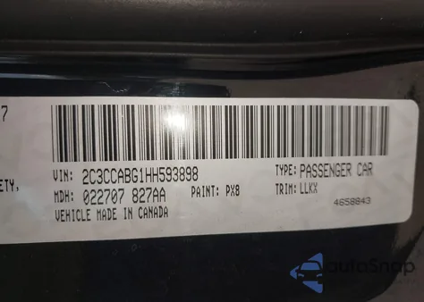 2017 Chrysler 300 300S Alloy Edition from USA, damaged, VIN 2C3CCABG1HH593898